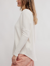 Free People Latte Blues Thermal Solid in Sugar Swizzle