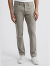 Brax Chuck Stretch Chambray 5-Pocket Pants in Light Grey