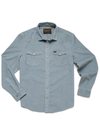 Howler Bros Banning Corduroy Snapshirt in Iron Blue