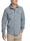 Howler Bros Banning Corduroy Snapshirt in Iron Blue