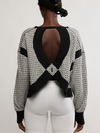Free People My Time Layer Textured Black White Combo
