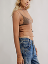 Free People Minding My Business Top in Soft Wood