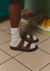Veja's Arpoador Suede Cognac Eagle Black