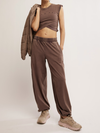 Free People Hot Shot Crossover Set in Chocolate