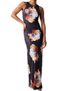 Lulus Zora Maxi Dress in Black Multi