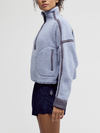 Free People Movement Mountain High 1/2 Zip in Steel Combo