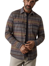 Faherty Brand Legend Sweater Shirt  Sienna Coast Stripe