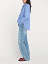 Good American Soft Tech Good True Straight Jean in Indigo1214