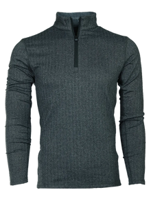  Herringbone Tate Quarter Zip in Shepard Greyson