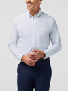 Leeward Dress Shirt in Navy Micro Dot