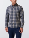 Mizzen + Main's City Flannel in Dark Slate Oliver Plaid
