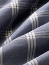Mizzen + Main's City Flannel in Dark Slate Oliver Plaid