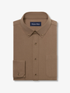 Mizzen + Main's City Flannel in Mocha Heather