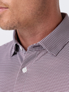 Mizzen + Main's Halyard Dress Shirt in Merlot Peter Gingham
