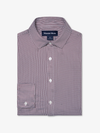 Mizzen + Main's Halyard Dress Shirt in Merlot Peter Gingham