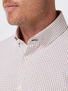 Mizzen + Main's Leeward Dress Shirt in Espresso Filbert Plaid 