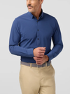 Leeward Dress Shirt in Midnight Navy Levi Plaid