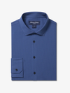 Leeward Dress Shirt in Midnight Navy Levi Plaid