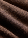 Mizzen + Main's Heritage Quarter Zip Sweater in Espresso Heather