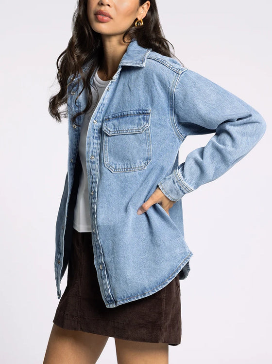 Thread & Supply Etta Shirt in Kacey Wash