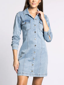  Thread & Supply Ora Dress in Bright Denim