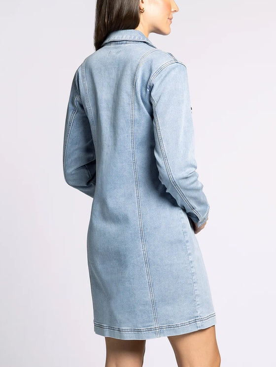 Thread & Supply Ora Dress in Bright Denim