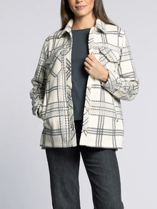  Thread & Supply Santa Fe Jacket in Tofu Ash Plaid