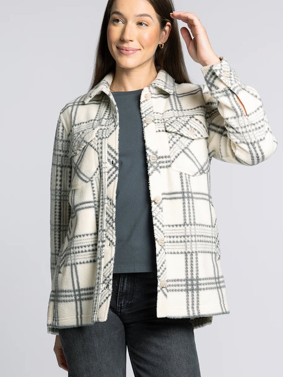 Thread & Supply Santa Fe Jacket in Tofu Ash Plaid