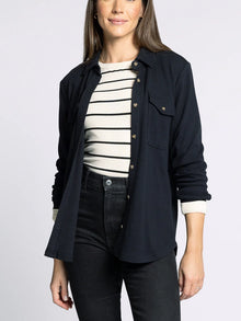  Thread & Supply Cassian Shirt in Black