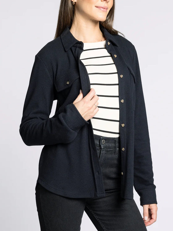 Thread & Supply Cassian Shirt in Black