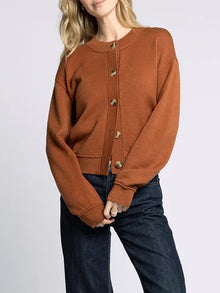  Thread & Supply Eliza Cardigan in Rust