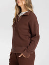 Thread & Supply Chrishell Pullover in Deep Mahogany