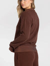 Chrishell Pullover in Deep Mahogany
