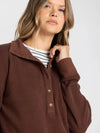 Thread & Supply Chrishell Pullover in Deep Mahogany