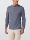Mizzen + Main's Henderson Henley in Dark Slate