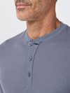 Mizzen + Main's Henderson Henley in Dark Slate