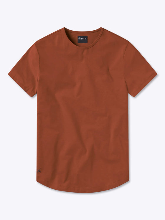 Cuts for Men | AO Curve-Hem Tee in Tuscan