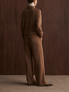 Varley Tyde Zip Through Sweat in Golden Bronze Marl