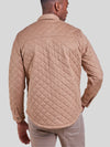 Rye 51 The Pike - Quilted Button Jacket in Camel