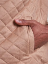 Rye 51 The Pike - Quilted Button Jacket in Camel