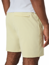 Vuori's Banks Session Short Unlined 7" in Seed Linen Texture