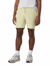 Vuori's Banks Session Short Unlined 7" in Seed Linen Texture
