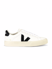  Veja Campo Chromefree Leather in Extra White Black