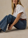 Faherty's Stretch Terry Patch Pocket Pant in Riverton