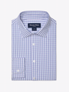 Leeward LS Dress Shirt in Purple Scott Plaid Mizzen and Main