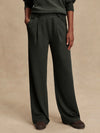 The Extra Wide Leg Pant 32" in Olive Marl