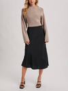 Bluivy's Satin Midi Skirt