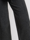 Straight Wide Leg Sweatpants in Charcoal