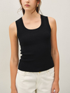 Be Cool's Essential Scoop Neck Basic Sweater Tank