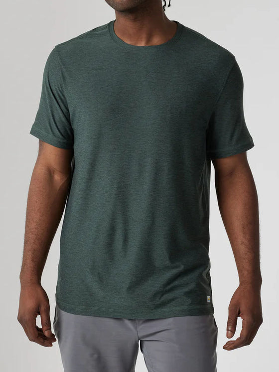 Vuori Strato Tech Tee in Aspen Heather